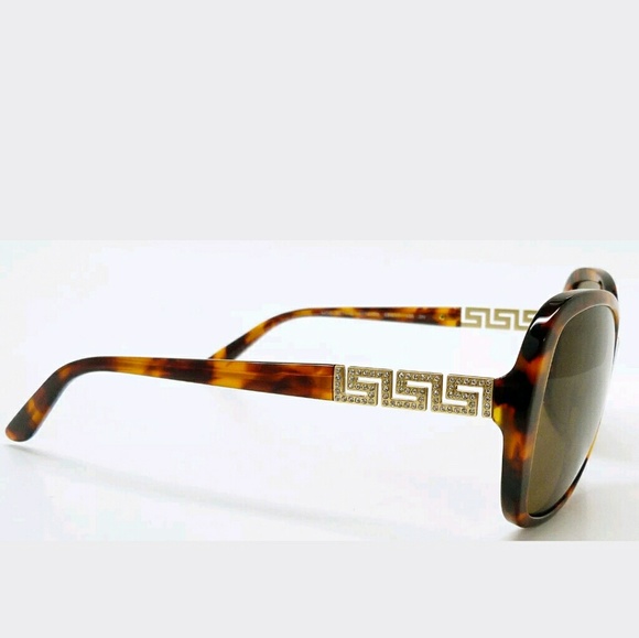 💎VERSACE Greek key sunglasses Swarovski butterfly - Picture 6 of 7