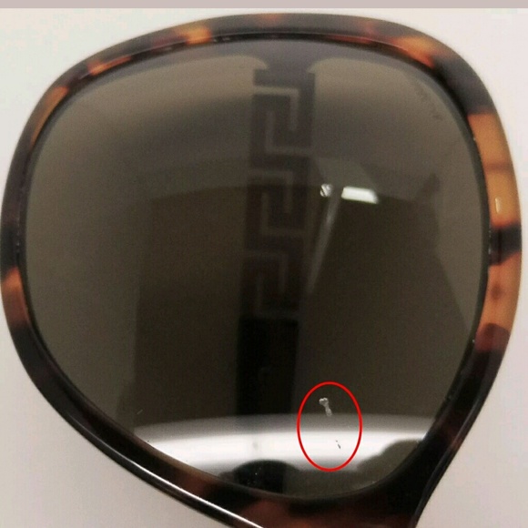 💎VERSACE Greek key sunglasses Swarovski butterfly - Picture 7 of 7