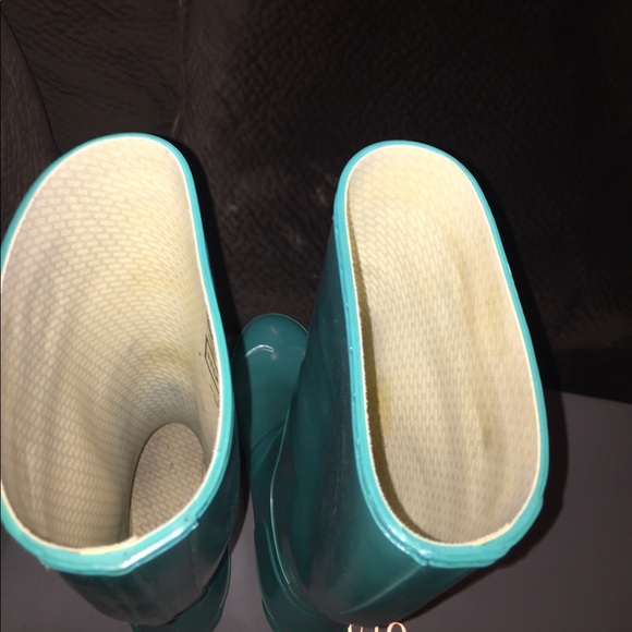 Tiffany blue Hunter boots - Picture 4 of 5