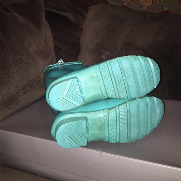 Tiffany blue Hunter boots - Picture 5 of 5