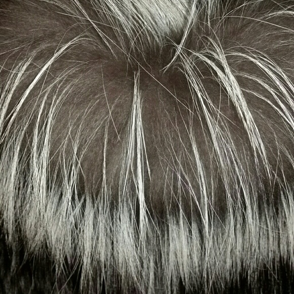 🦊 Michael Kors Collection Silver Fox fur Vest M - Picture 4 of 10