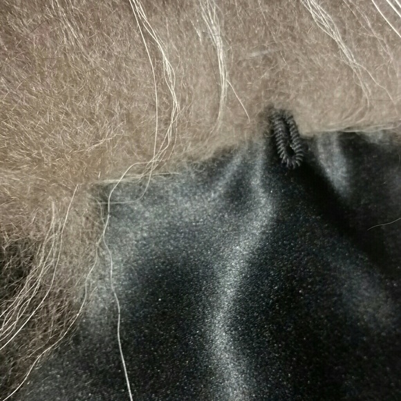 🦊 Michael Kors Collection Silver Fox fur Vest M - Picture 9 of 10