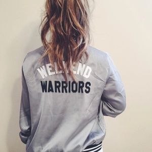 Weekend Warrior metallic bomber