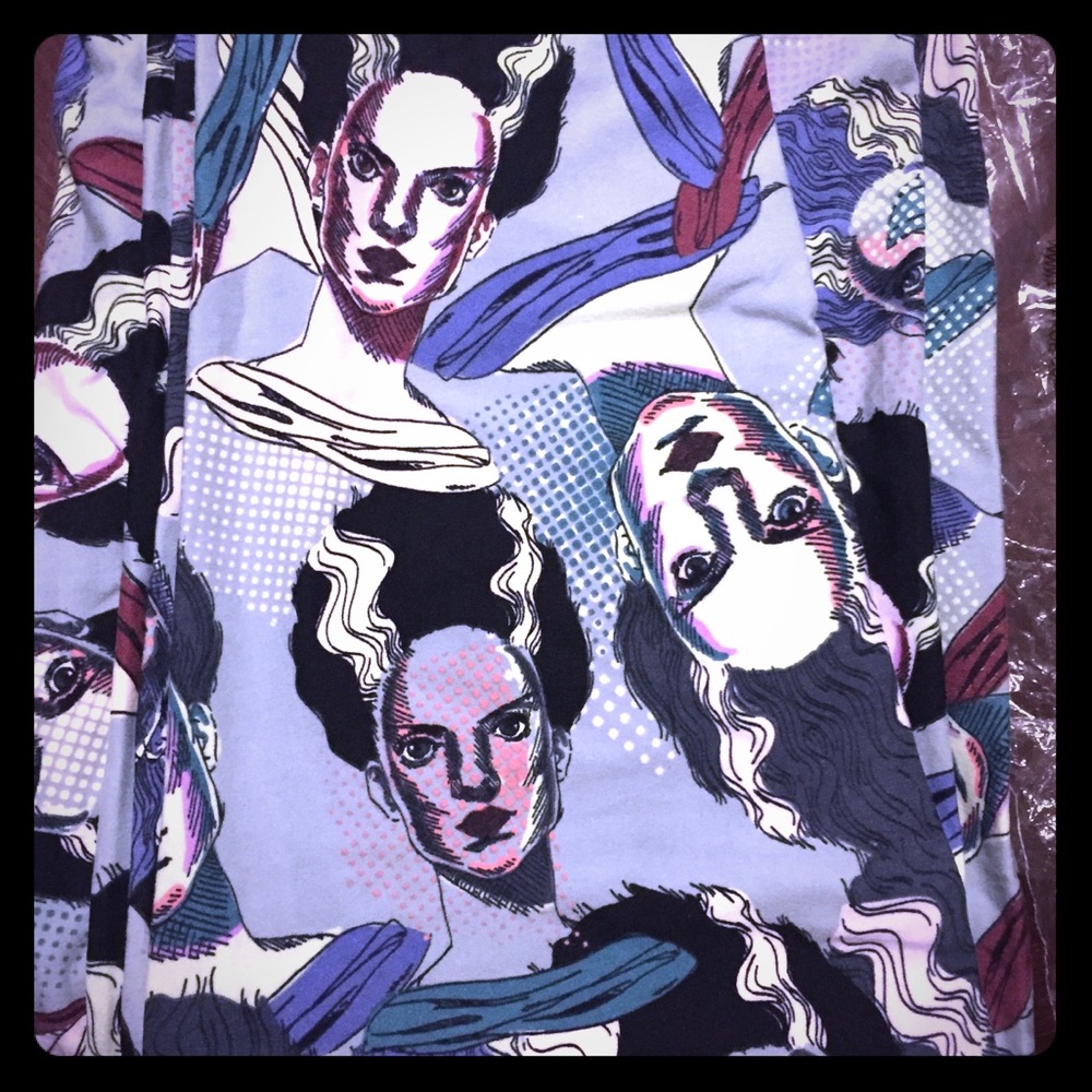 Lularoe TC2 Bride Of Frankenstein