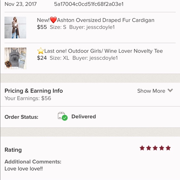 ❤️Ashton Oversized Draped Fur Cardigan - Picture 6 of 7