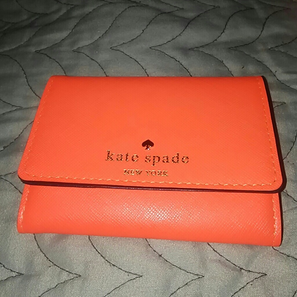 BRAND NEW Orange Kate Spade Wallet