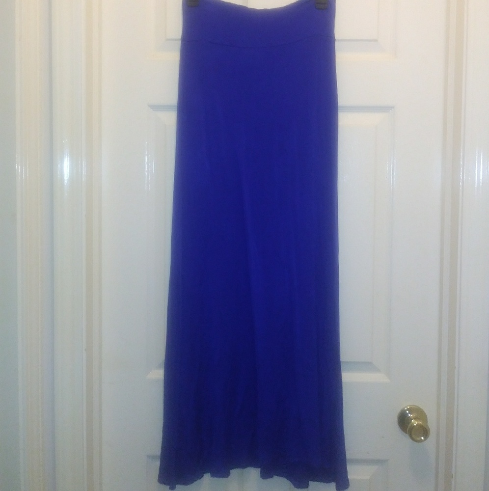 Royal Blue Maxi Skirt