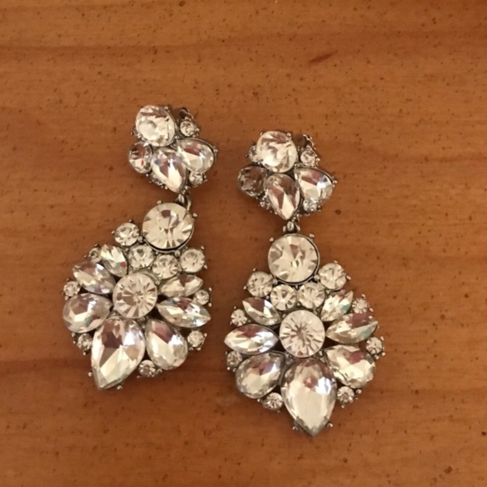 Crystal Bridal Drop Earrings