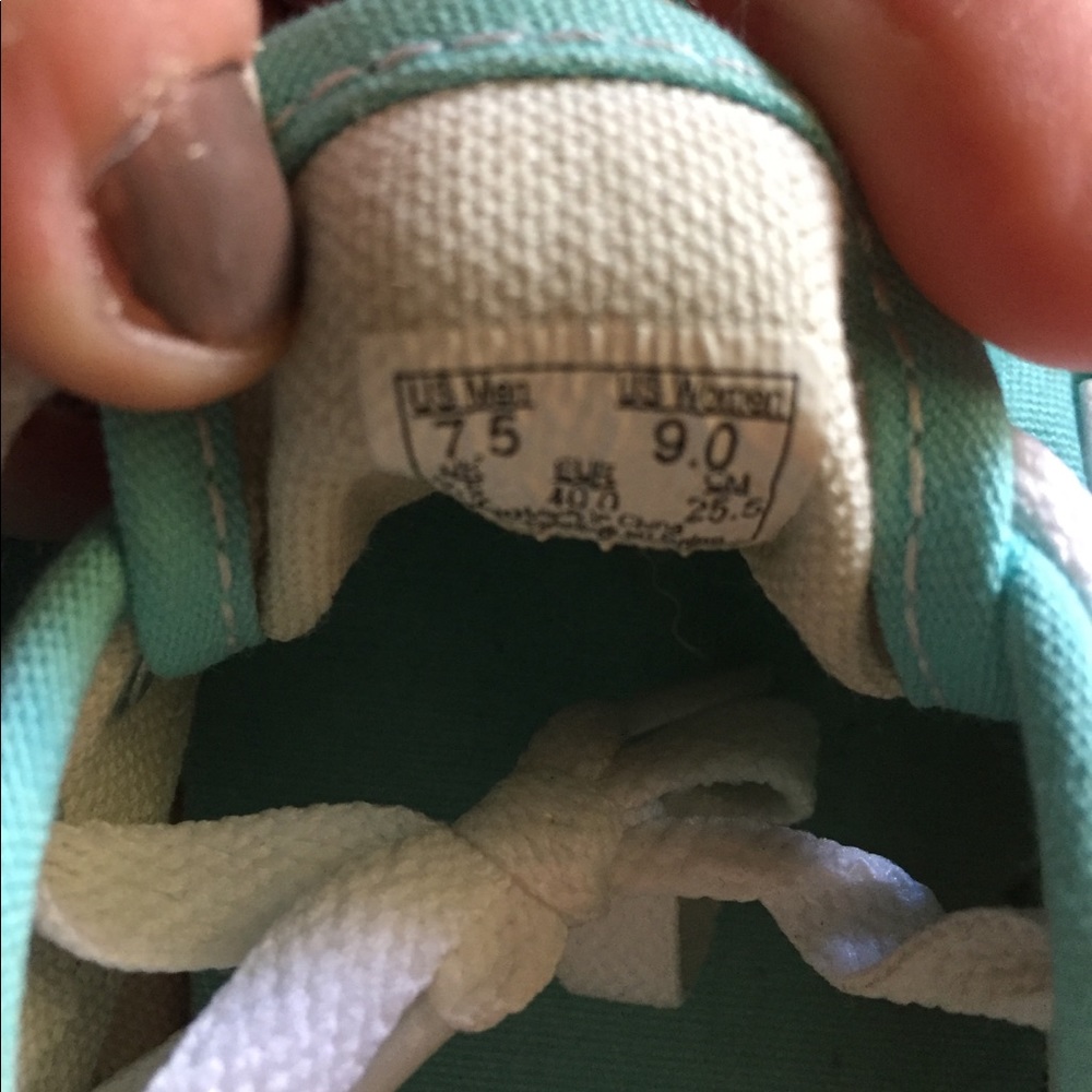 Mint colored Vans TRADEEE - Picture 5 of 5