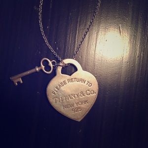 Authentic Tiffany & Co. Key Necklace