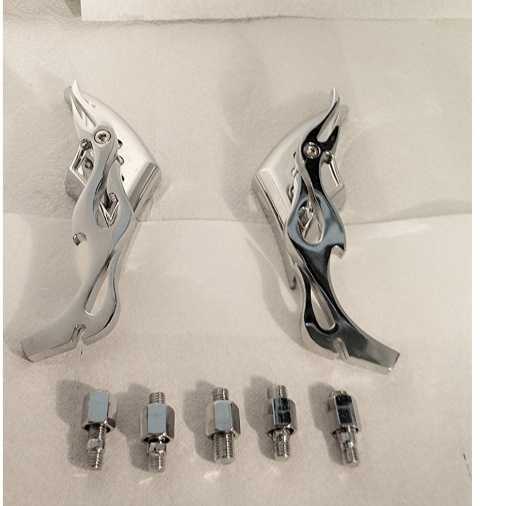 Set of motorcycle mirrors