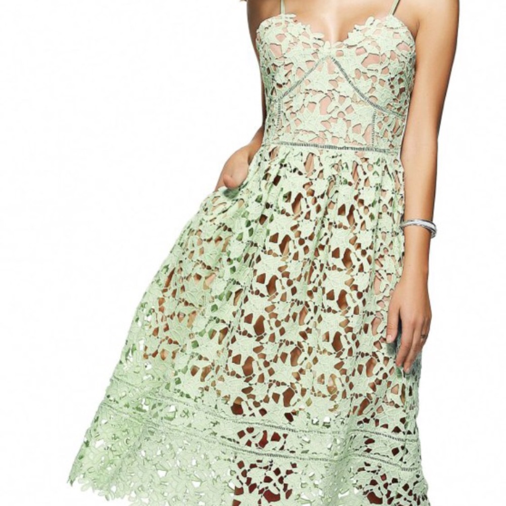 Crochet Lace Midi dress