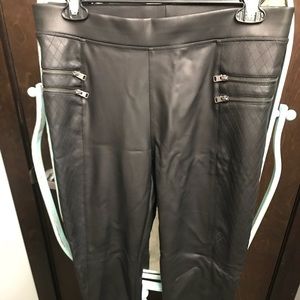 Express Leather Leggings - M