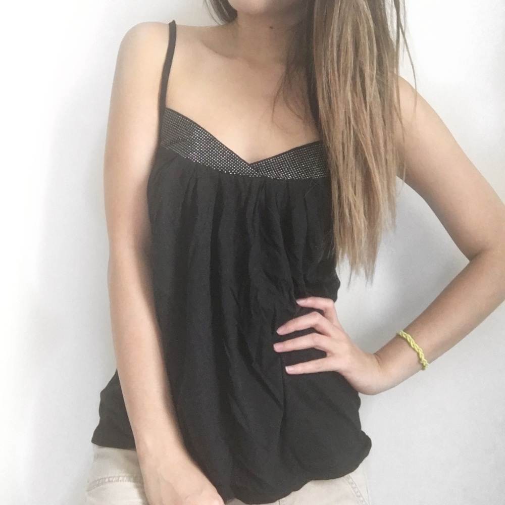 Express black tank top XS