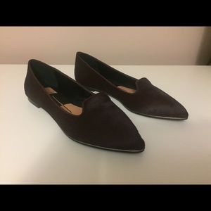NEVER WORN Dolce Vita flats, Bordeaux calf hair