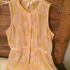 Yellow blouse Nordstrom