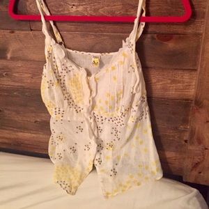 Free people tank linen blouse