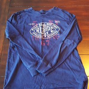 Navy blue boys long sleeve