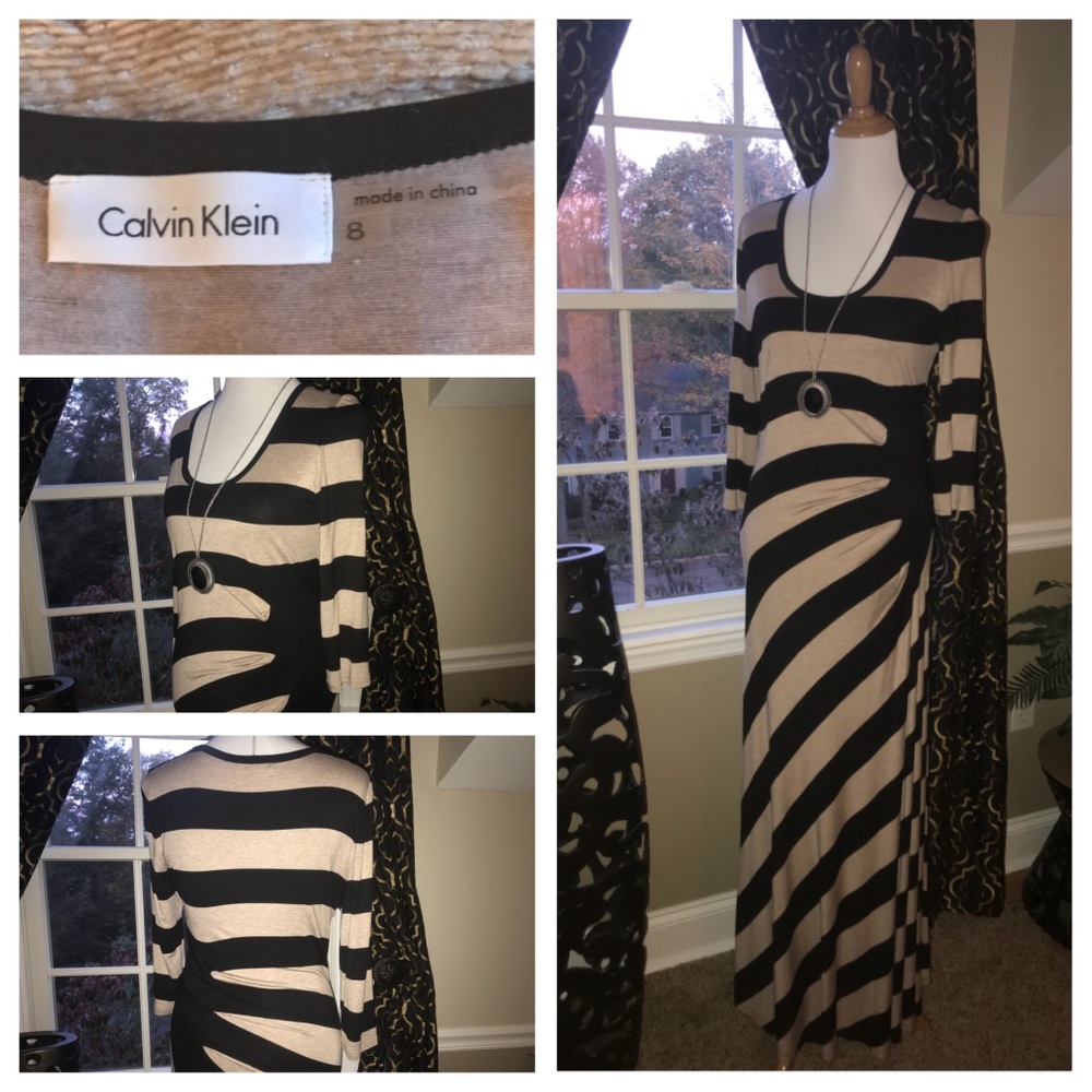 SOLD - Calvin Klein Maxi Dress