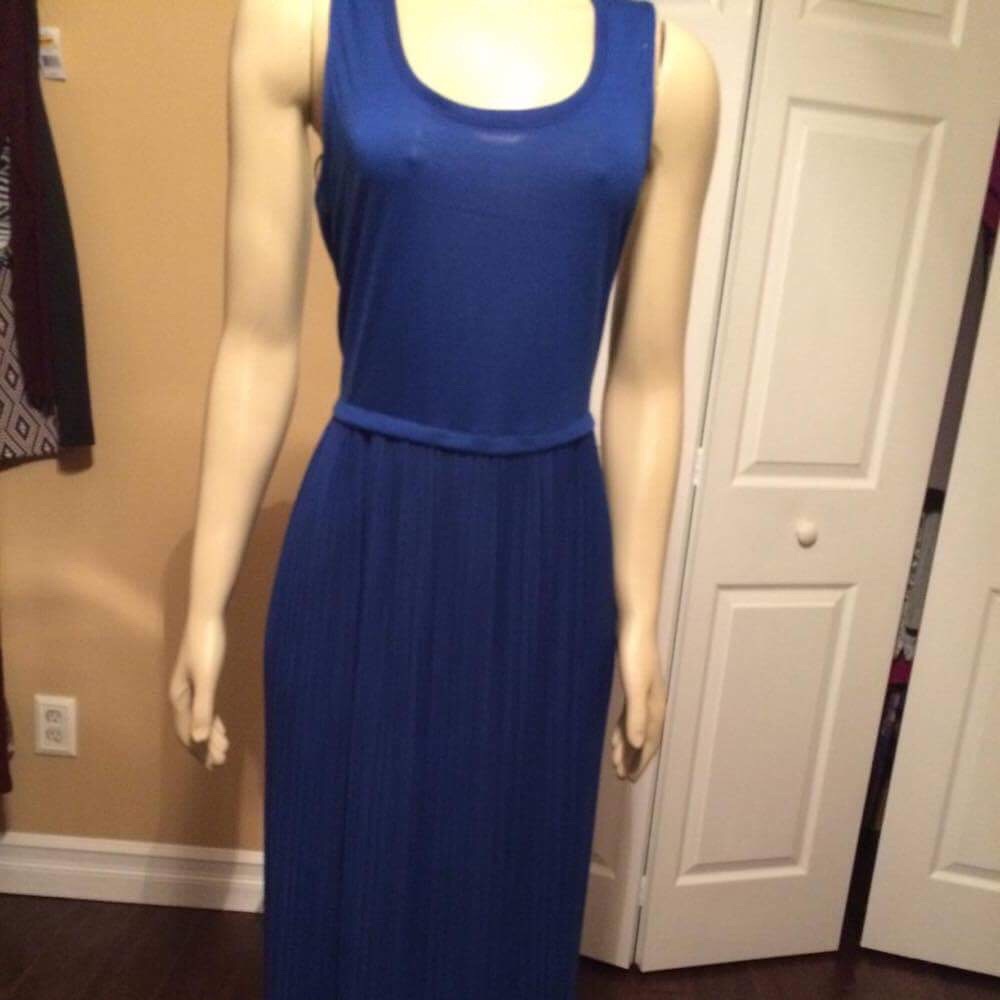 Royal blue maxi dress