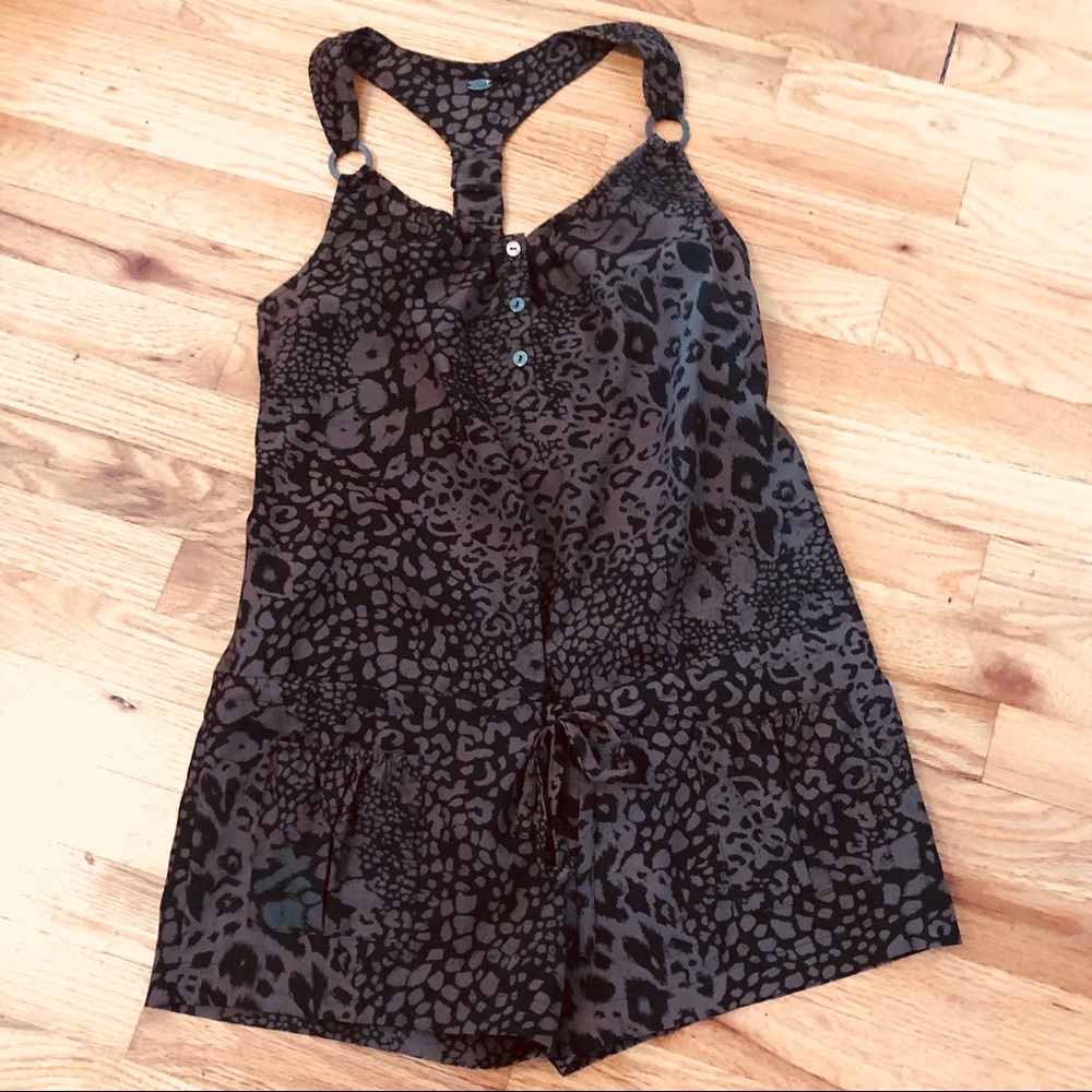 Guess Animal Print Romper