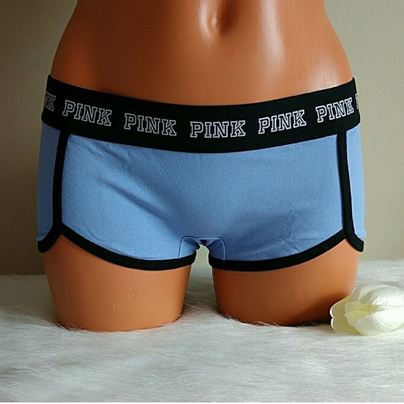 Size S,M,L PINK VICTORIA'S SECRET LOGO BOYSHORT - Picture 3 of 4