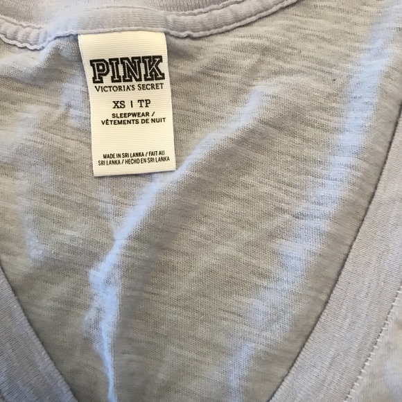 PINK VS Lavender V-Neck Tee - Picture 3 of 3