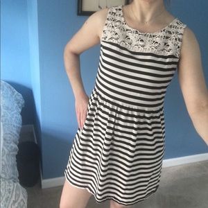 NWOT Loft striped dress