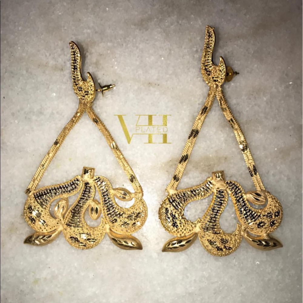 Luminous Gold Earrings from Seven Plated.