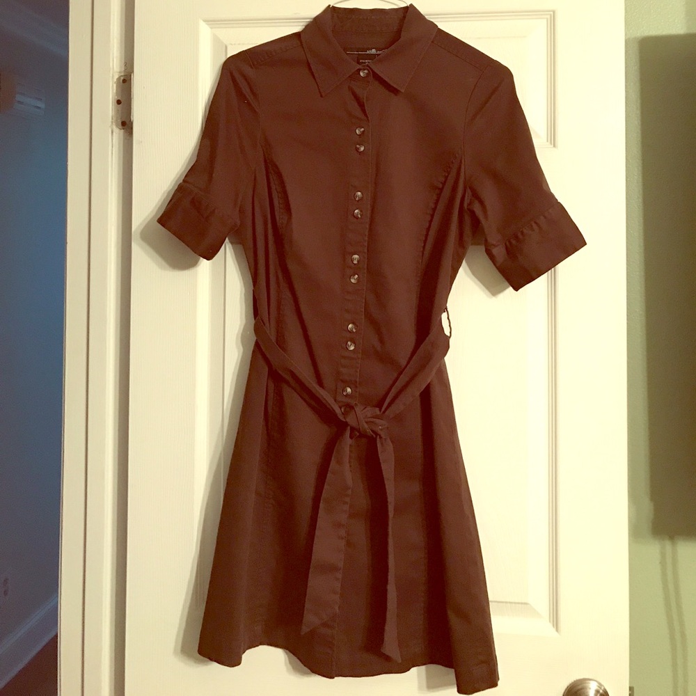 Willi Smith Belted Shirt Dress Sz 12