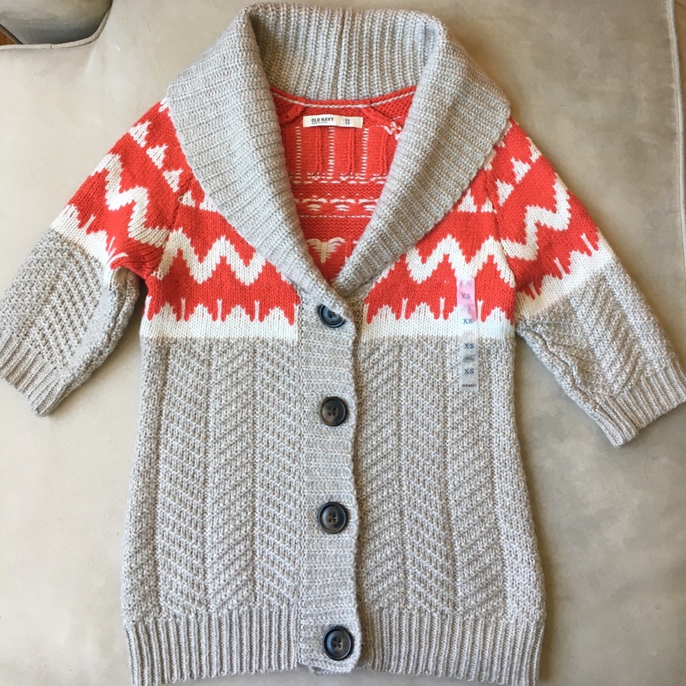 Old Navy Shawl Collar Sweater - Brand New