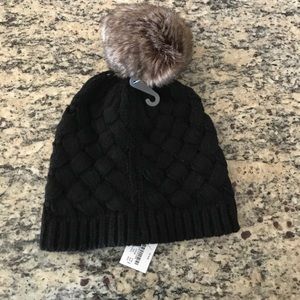 Jcrew black Pom hat