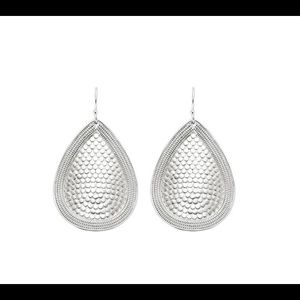 Anna Beck Teardrop Earrings-silver