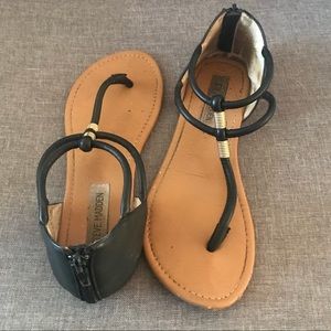 Steve Madden Black Sandals