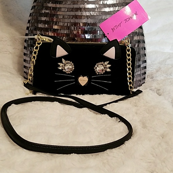 🌹NWT- BETSEY JOHNSON KITTY CAT BAG! - Picture 5 of 6
