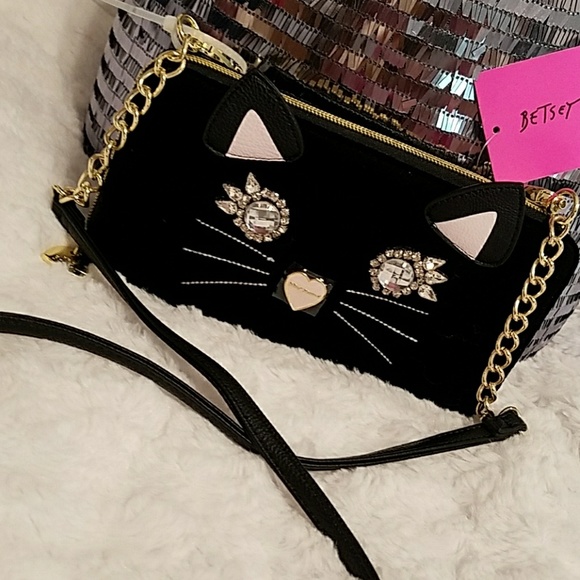 🌹NWT- BETSEY JOHNSON KITTY CAT BAG! - Picture 6 of 6
