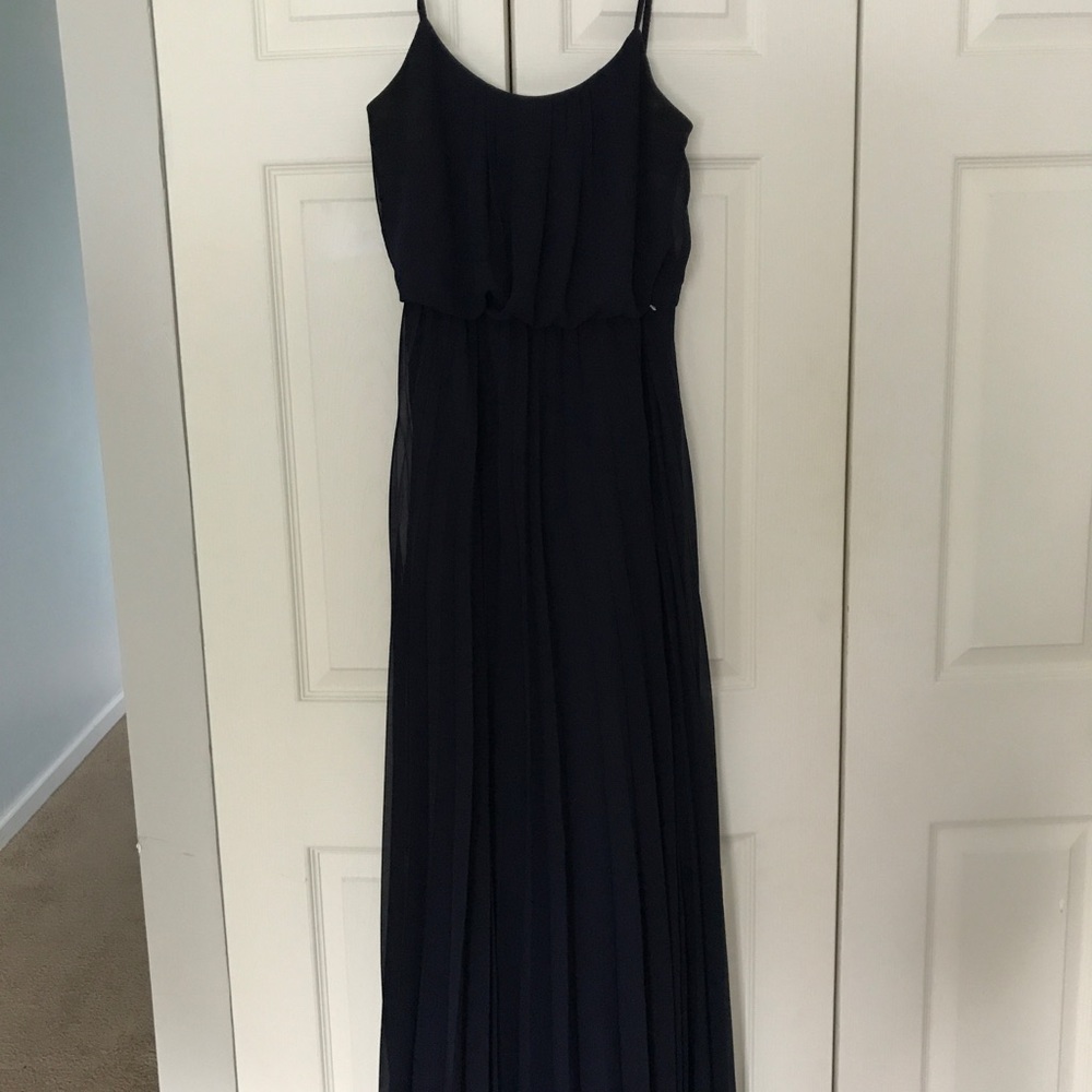 Navy maxi dress