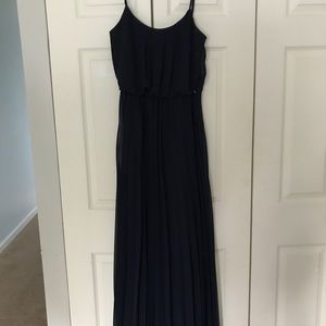 Navy maxi dress