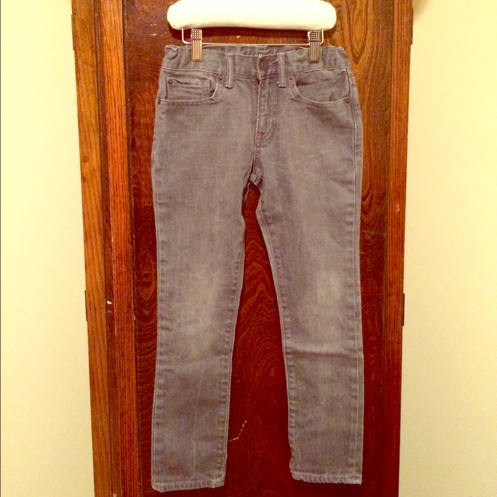 Gap gray boys skinny jeans (size 8).