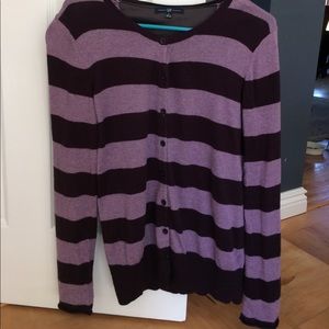 Gap striped cardigan