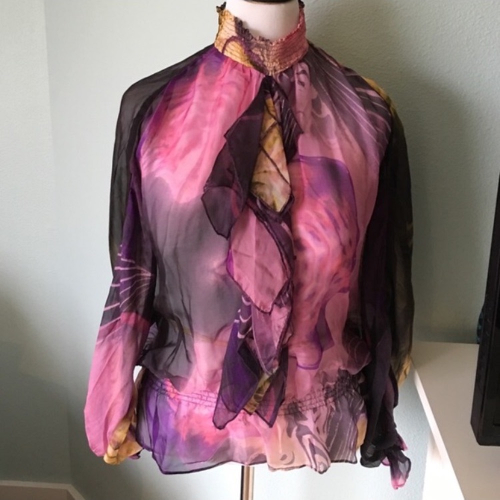 Tracy Porter Sheer Blouse