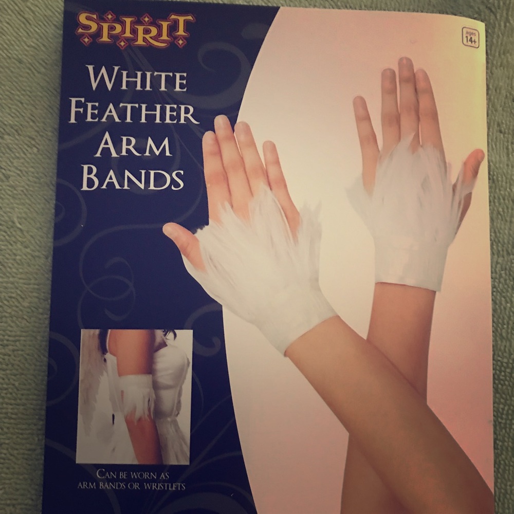 Spirit feather arm bands new