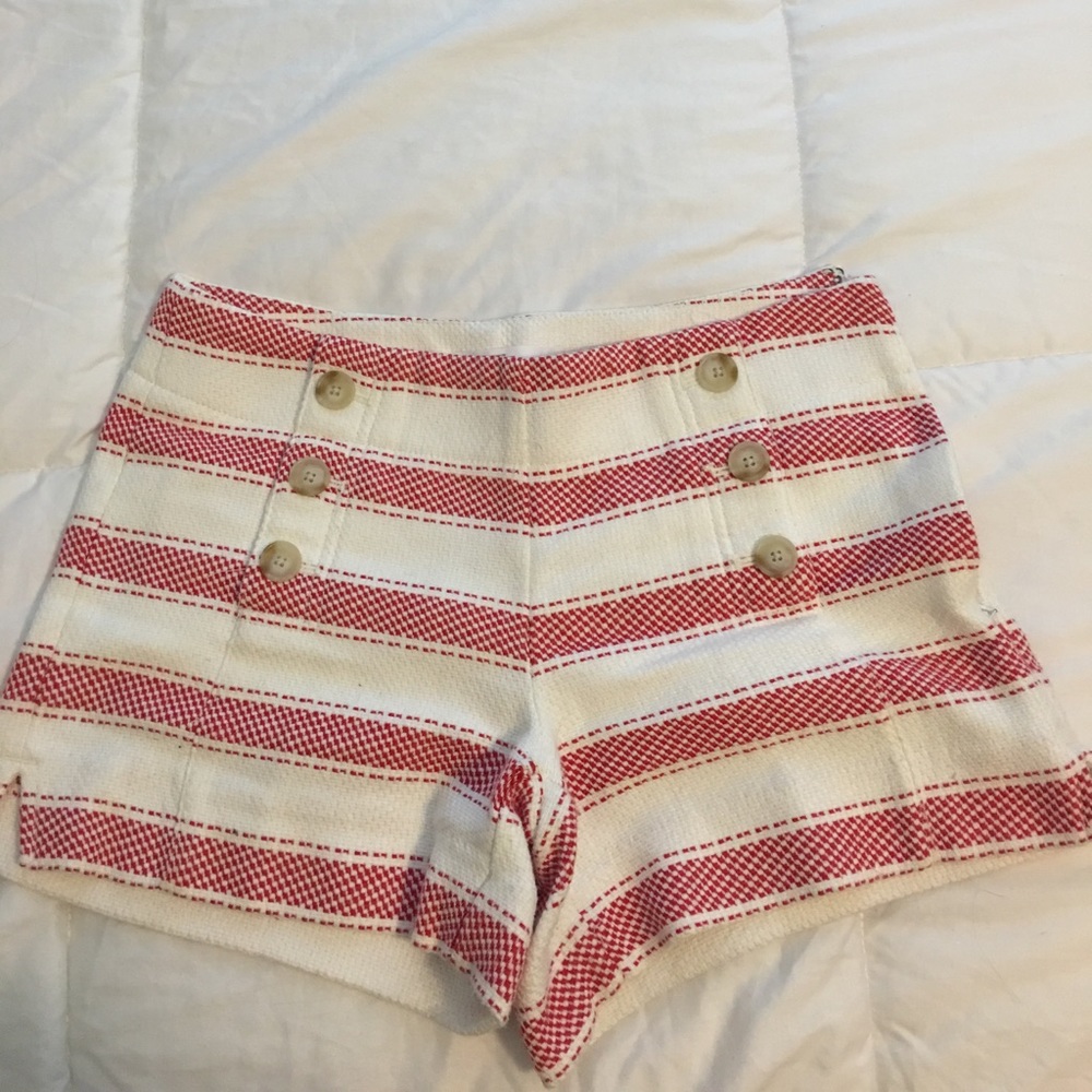 Ann Taylor LOFT striped shorts