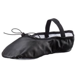 Capezio black leather ballet flats, NWT, 8.5 wide