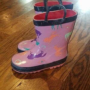 Girls horse rainboots