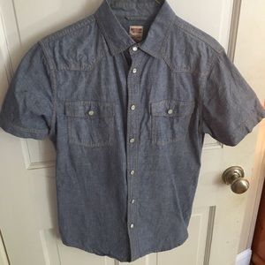 Mossimo Denim Button Down T-Shirt