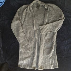 Long cashmere cardigan