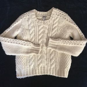 Haute Hippie fisherman sweater merino wool