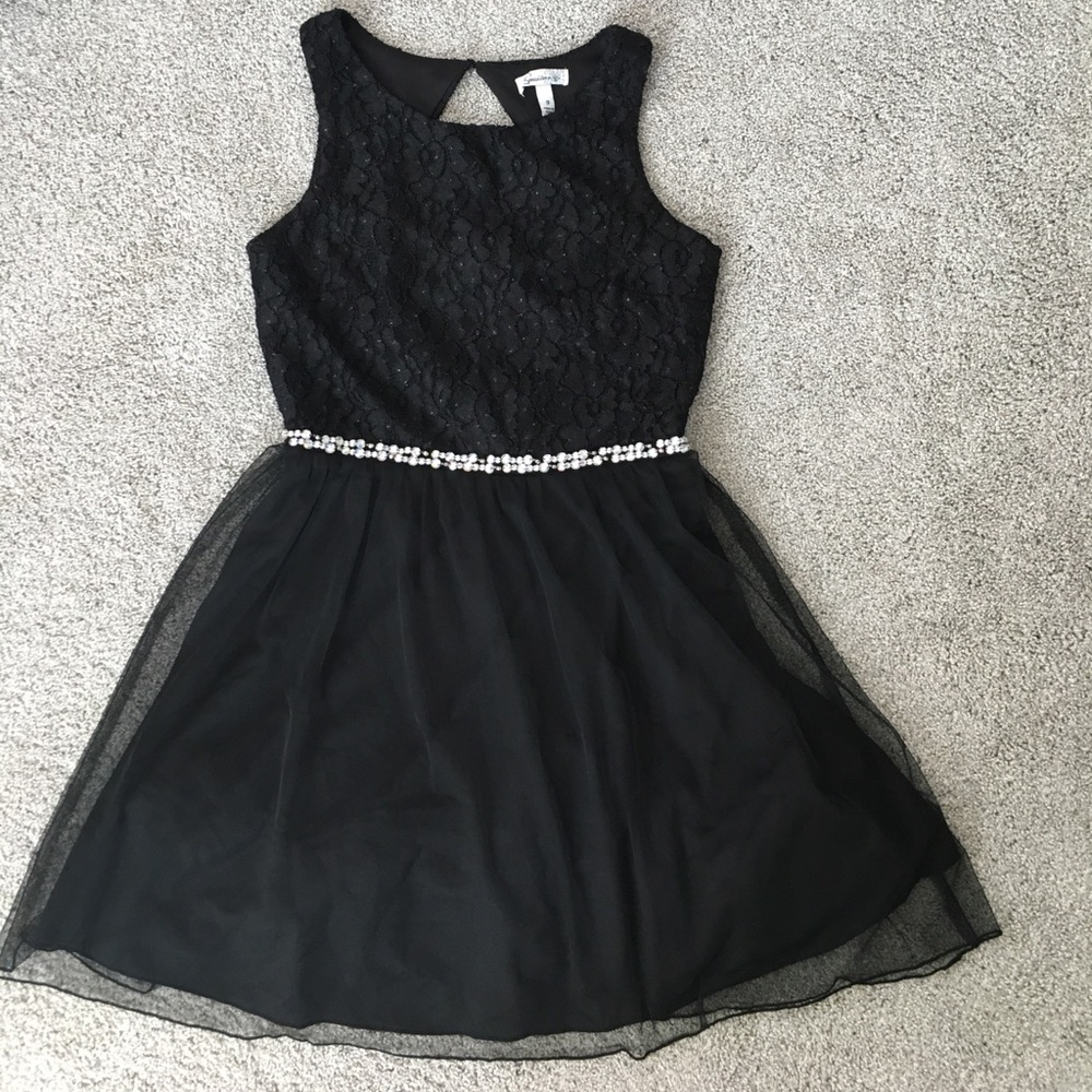 New black lace dress size 9