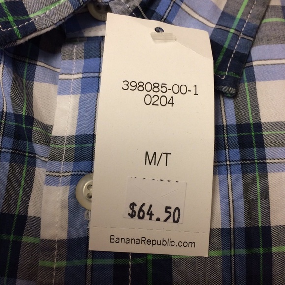 NWT Banana Republic Long Sleeve Custom Wash Shirt - Picture 3 of 4